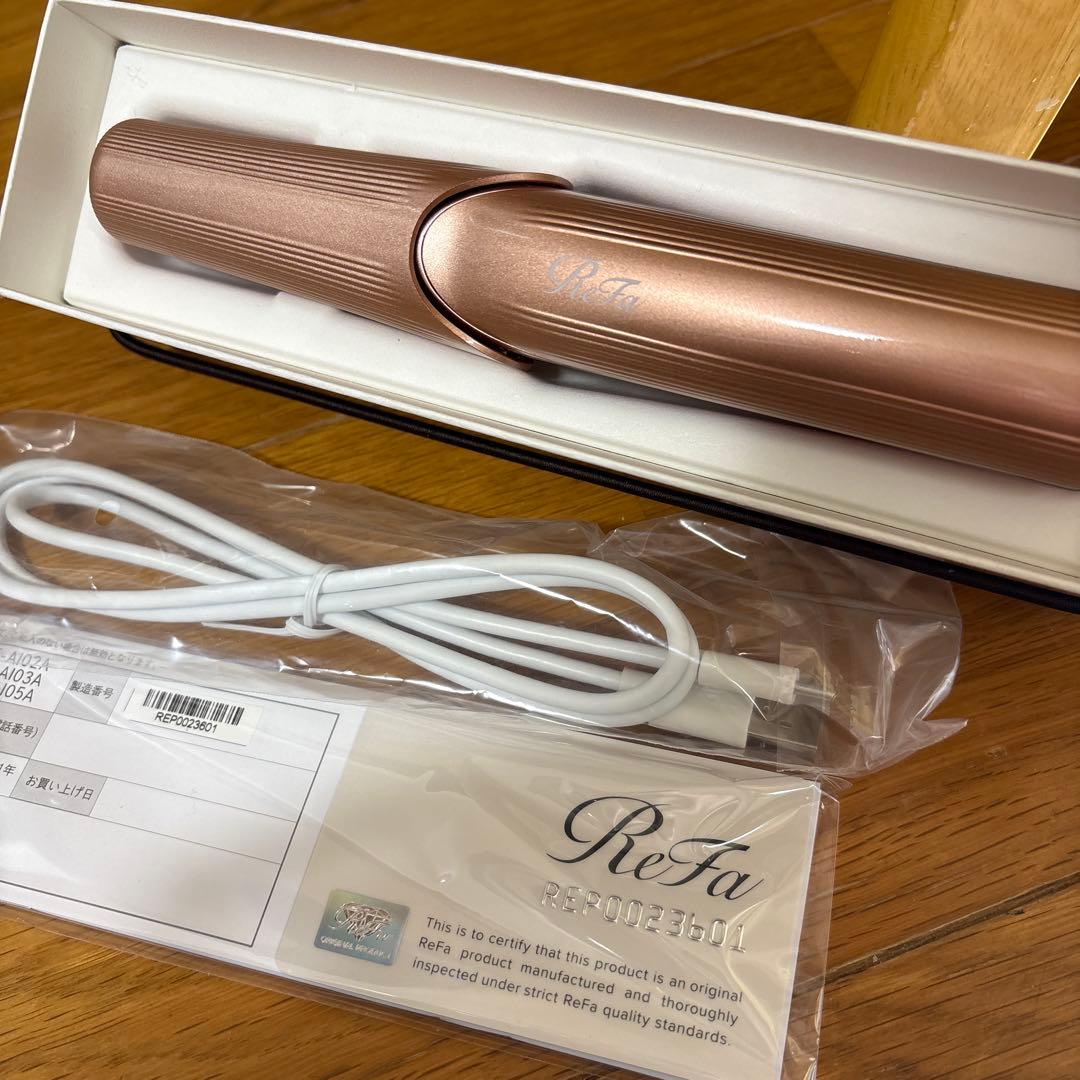 【ほぼ新品】ReFa フィンガーアイロン ローズゴールド ReFa リファ フィンガーアイロン コードレス 新品 未使用 - メルカリ