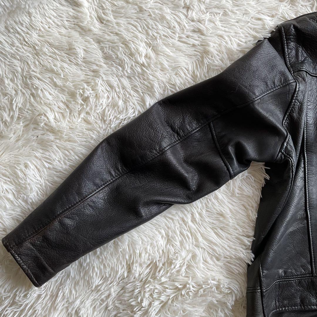 美品✨ schott 247W レザージャケット シングルライダース 黒 L - メルカリ