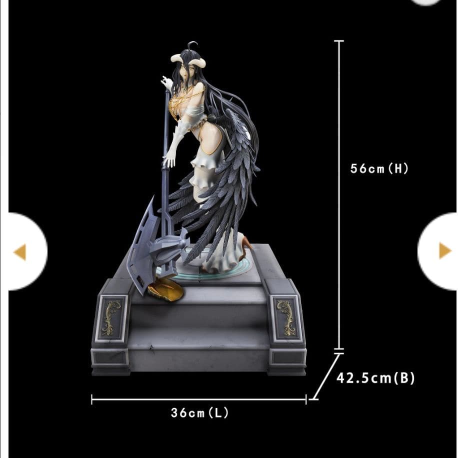 オーバーロード Ⅳ アルベド 1/4 オーバーロード スケールスタチュー