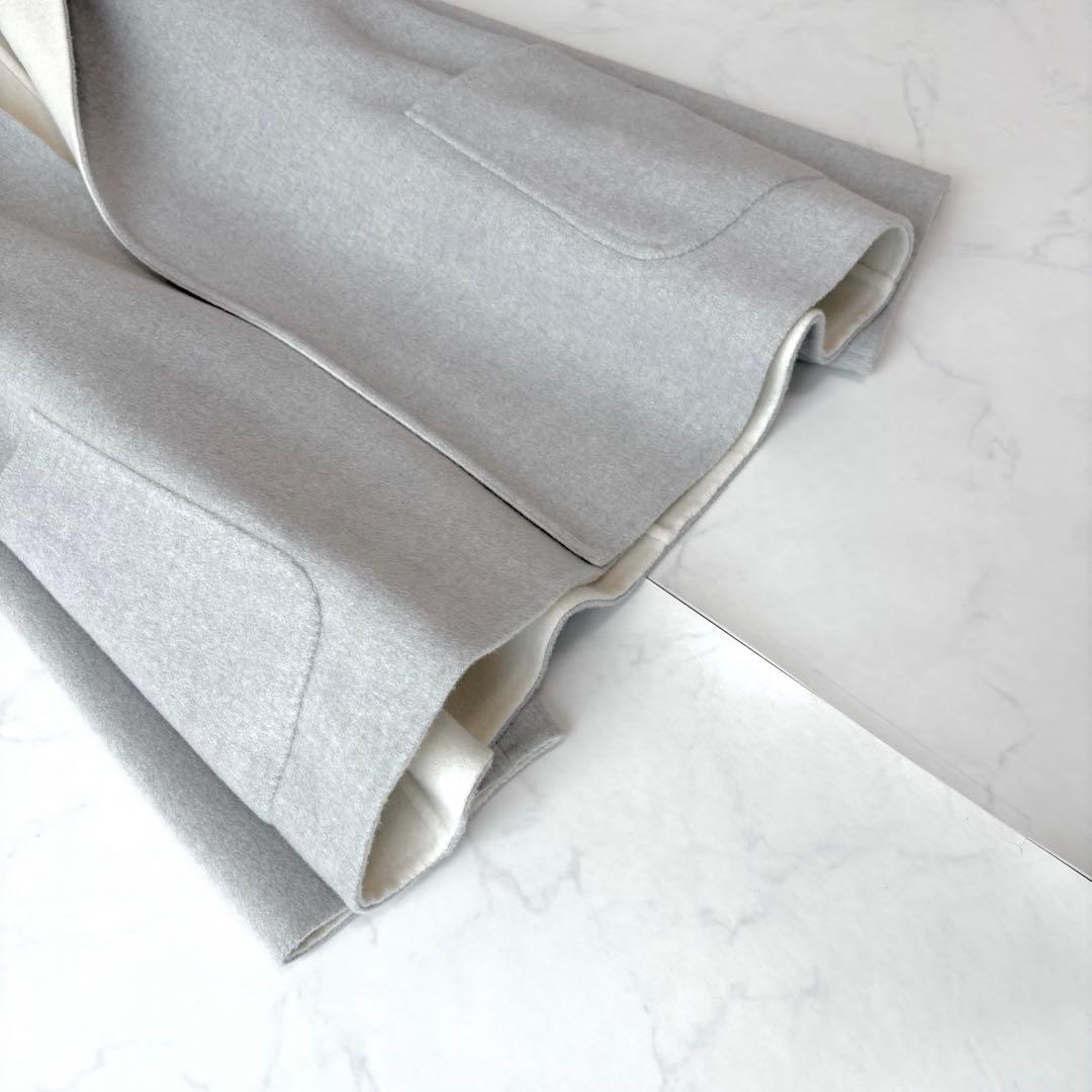 美品✨️ギャルリーヴィー ダブルフェイス フード付 リバーシブル