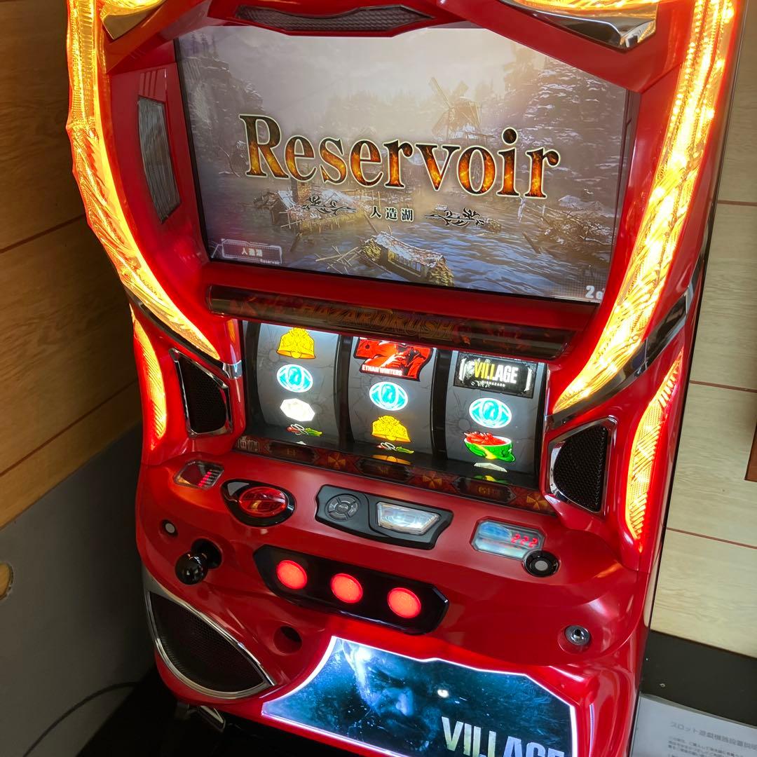 【龍玄】バイオハザードヴィレッジ　実機　引き取り限定 スマスロ バイオハザード ヴィレッジ パチスロ スロット 機械割 天井