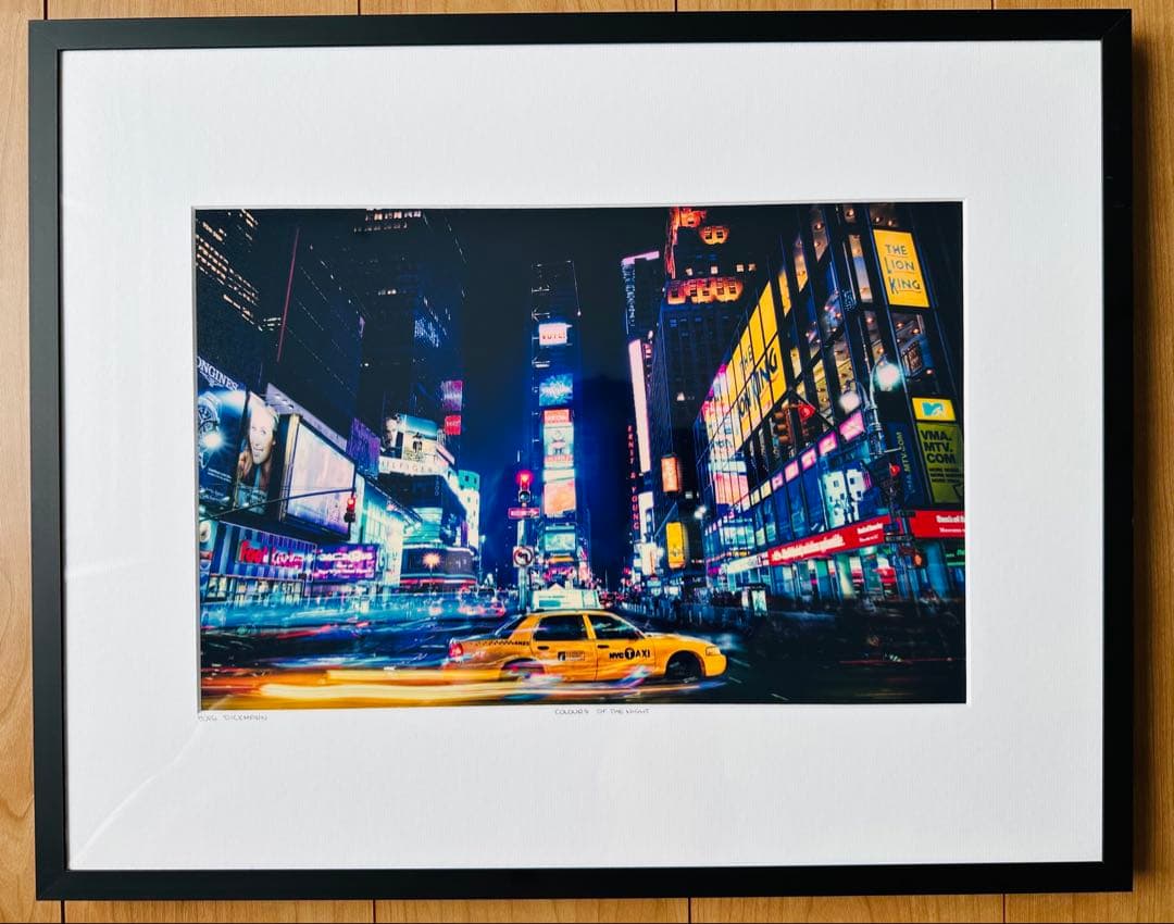 ☆値下げ！3枚セット／額縁付】Yellow Korner x New York