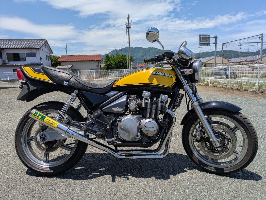 ゼファー400 PRMタイプゼファー400X 4-2-1マフラーメッキ送料込み