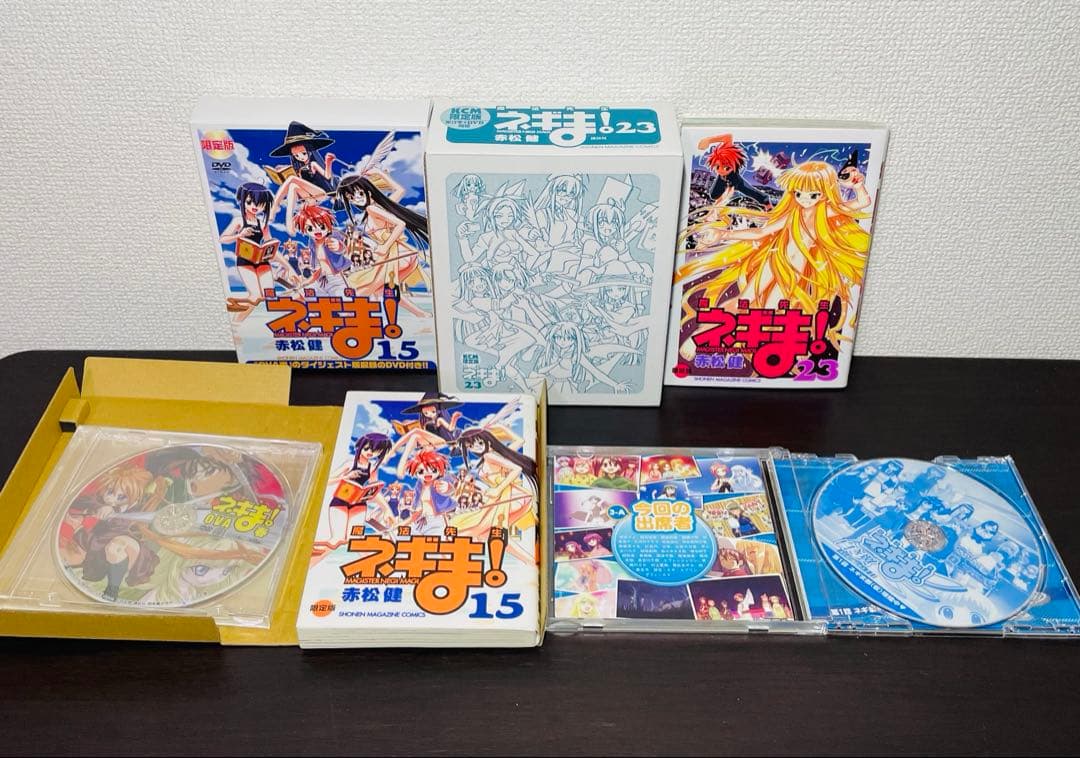 【カード未使用】魔法先生ネギま 全38巻 DVD付き限定版 全巻＋ファンブック