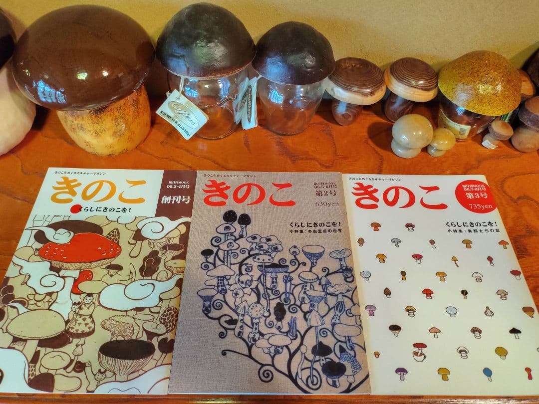 きのこをめぐるカルチャーマガジン 隔月刊 MOOK『きのこ』創刊号～最終