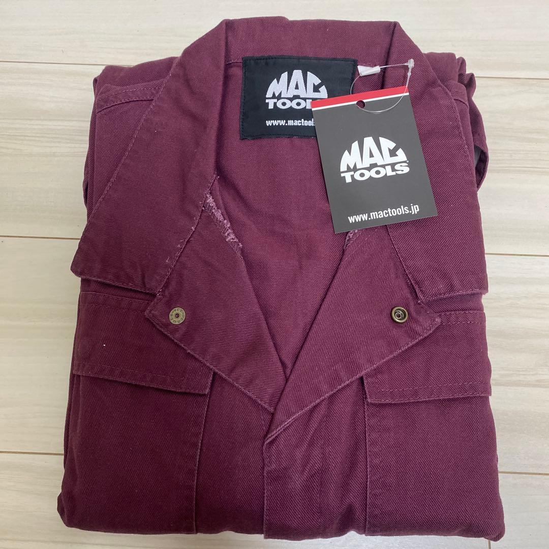 ★新品未使用訳ありMACTOOLSつなぎバーガンディL★ ☆新品未使用訳ありMACTOOLSつなぎバーガンディL☆ - メルカリ