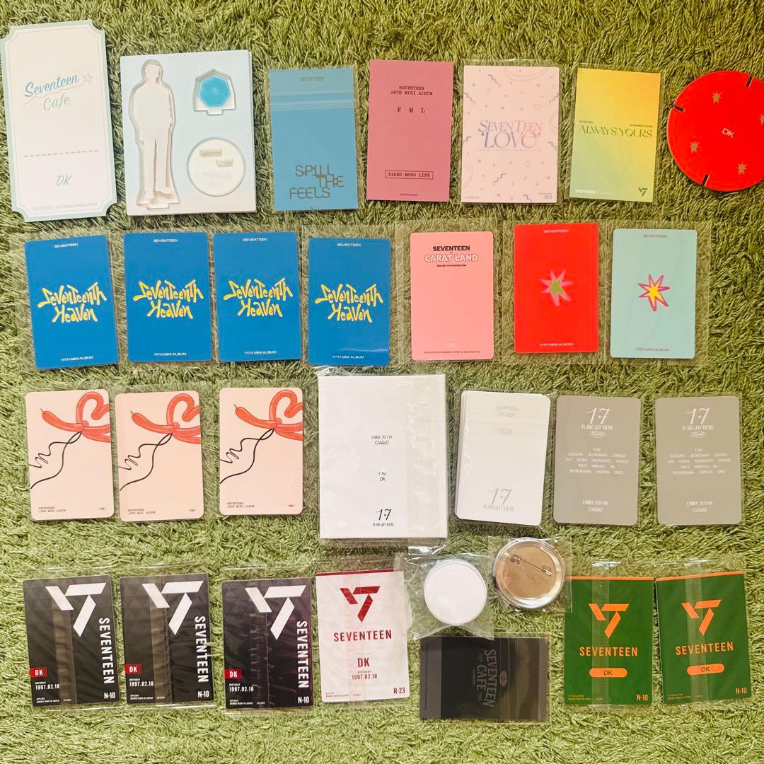 SEVENTEEN ドギョム DK トレカ 缶バッジ アクスタ まとめ売り - メルカリ