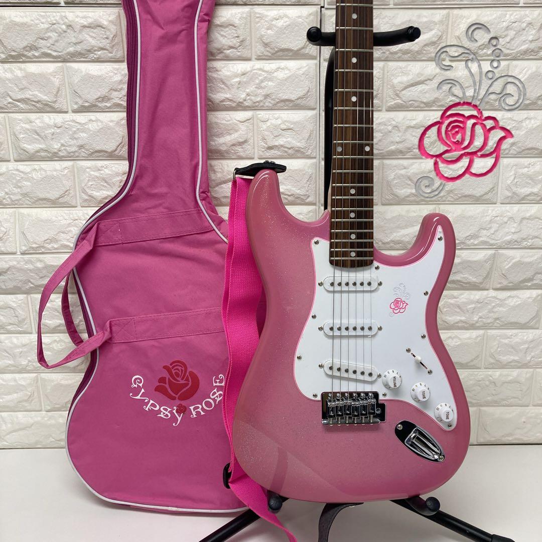 GYPSY ROSE 女子向けエレキギター ストラトタイプ - メルカリ