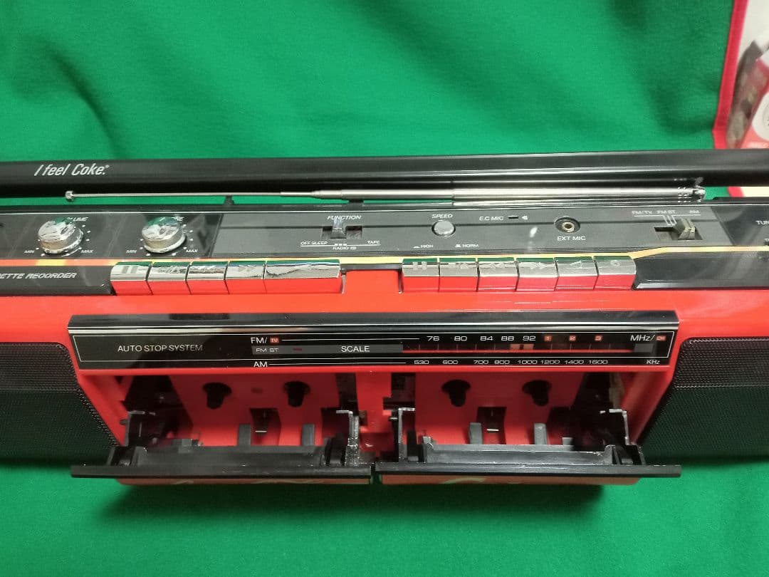 Coca-Cola ラジカセ 赤、CD2台セットジャンク品 - メルカリ