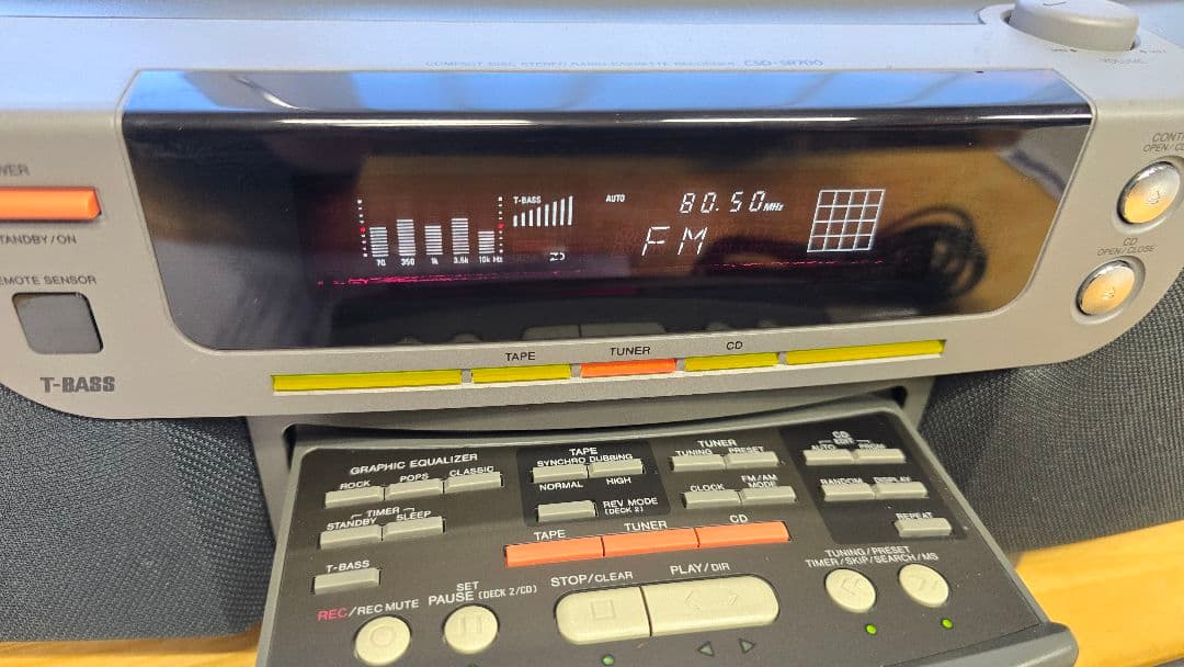 美品☆AIWA CSD-SR700改 Bluetooth搭載CDラジカセ 179 - メルカリ