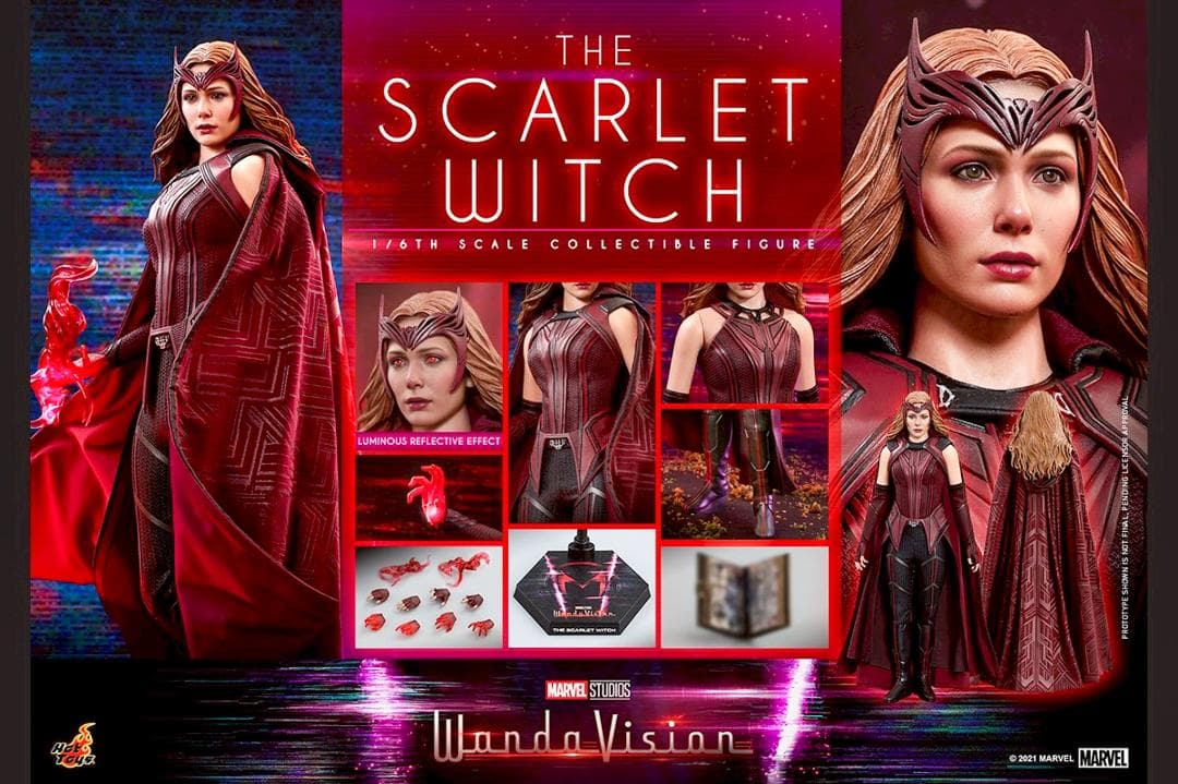 ホットトイズ スカーレット・ウイッチ ワンダヴィジョン テレビ・マスターピース】『ワンダヴィジョン』1／6スケール