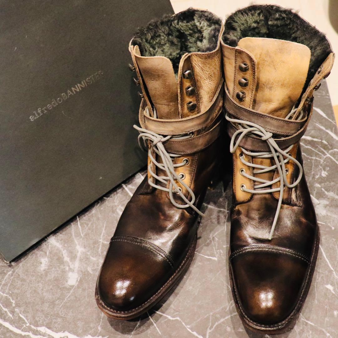 alfredoBANNISTER アルフレッドバニスター ボア付きブーツ 41