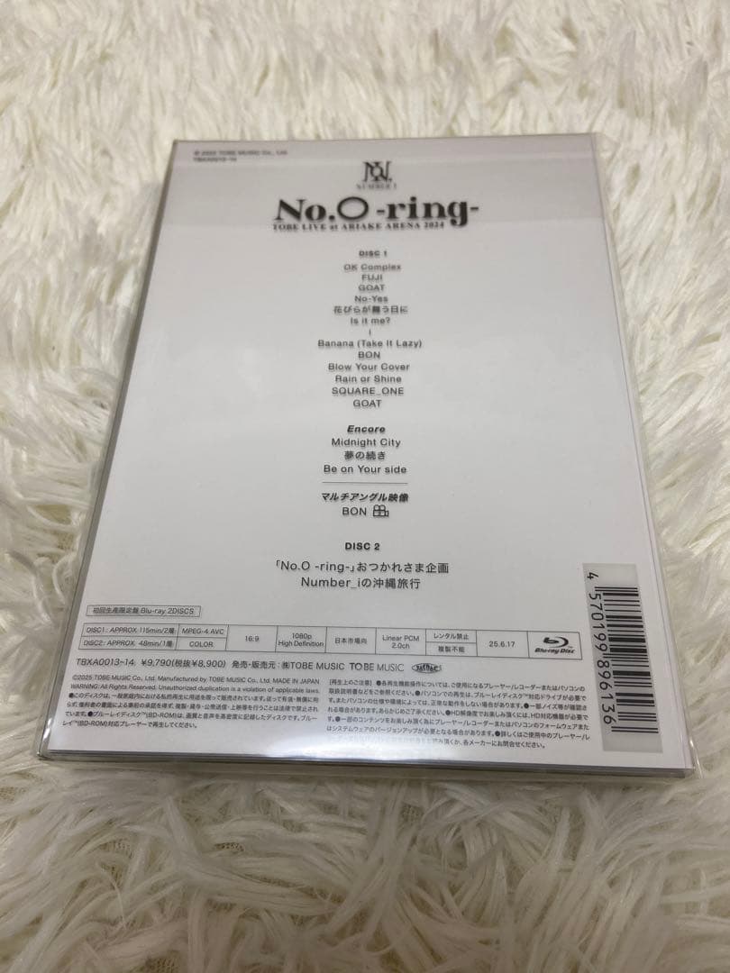 No.O-ring Number_i 初回生産限定盤 BluRay