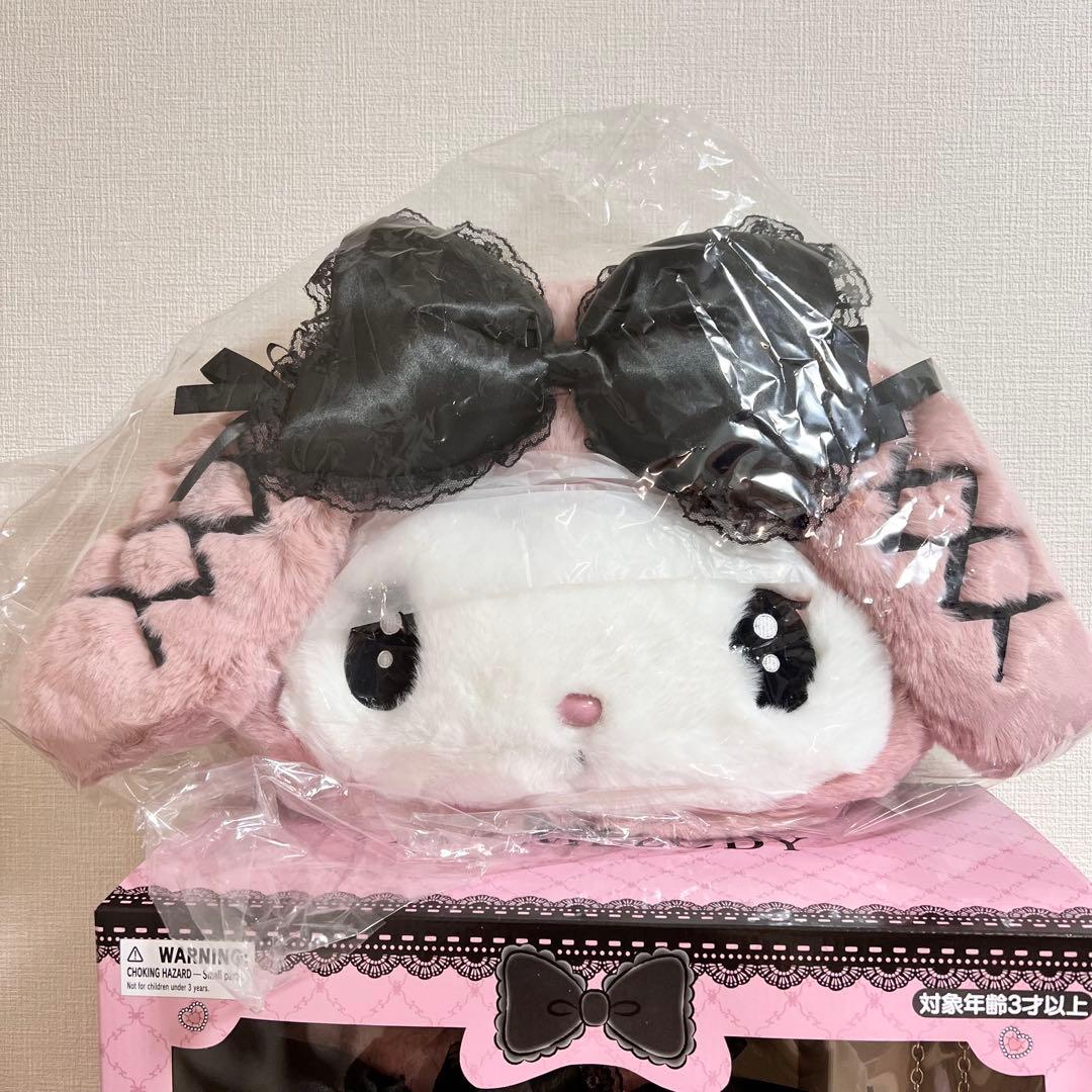 お顔厳選 フェイス形トートバッグ ぬいぐるみ 真夜中のメロクロ マイ