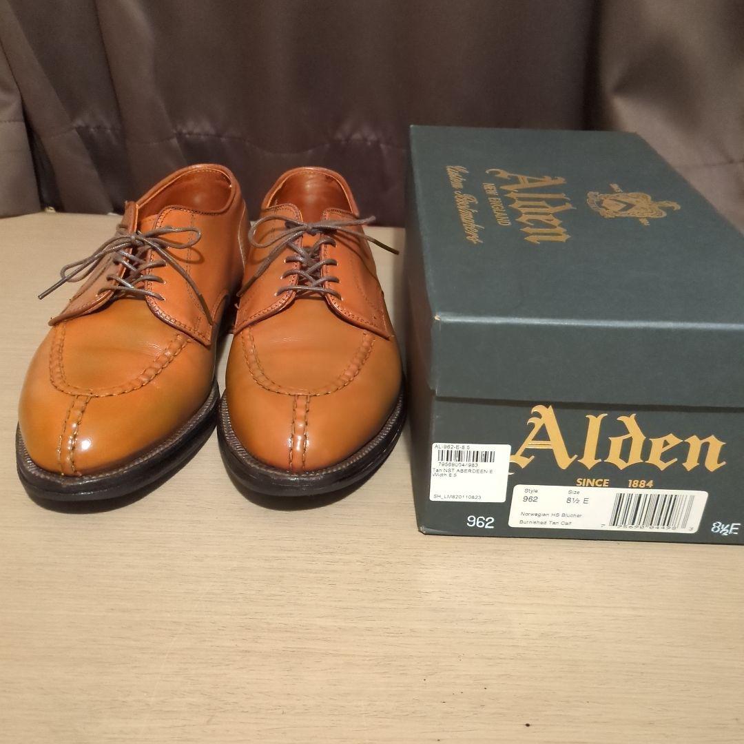 【早い者勝ち】オールデン ブラウンレザー 楽天市場】【ALDEN/オールデン】Leather Soul別注・#D5608・V TIP
