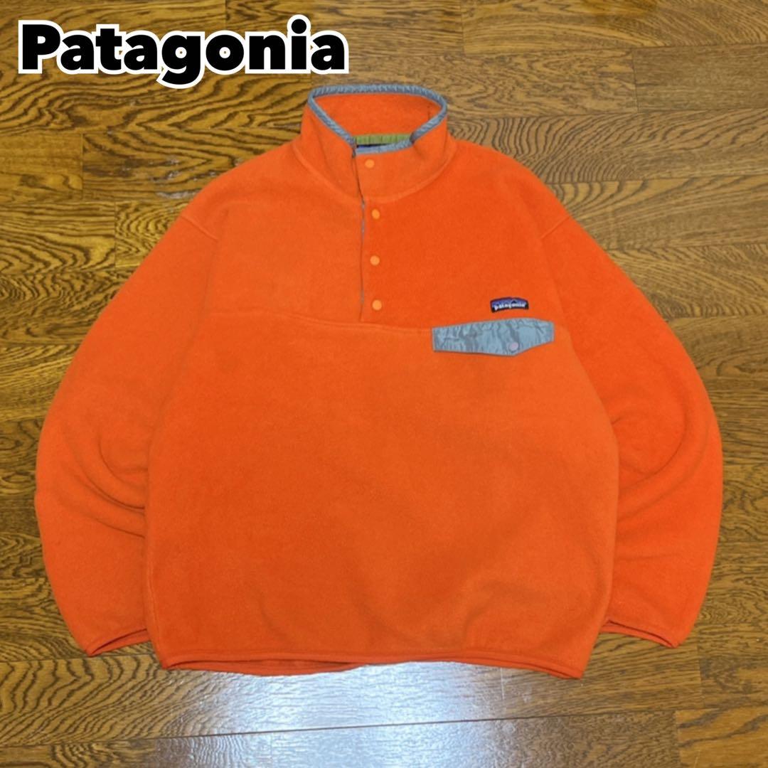 98年製 90s Patagonia パタゴニア シンチラ スナップT オレンジ - メルカリ
