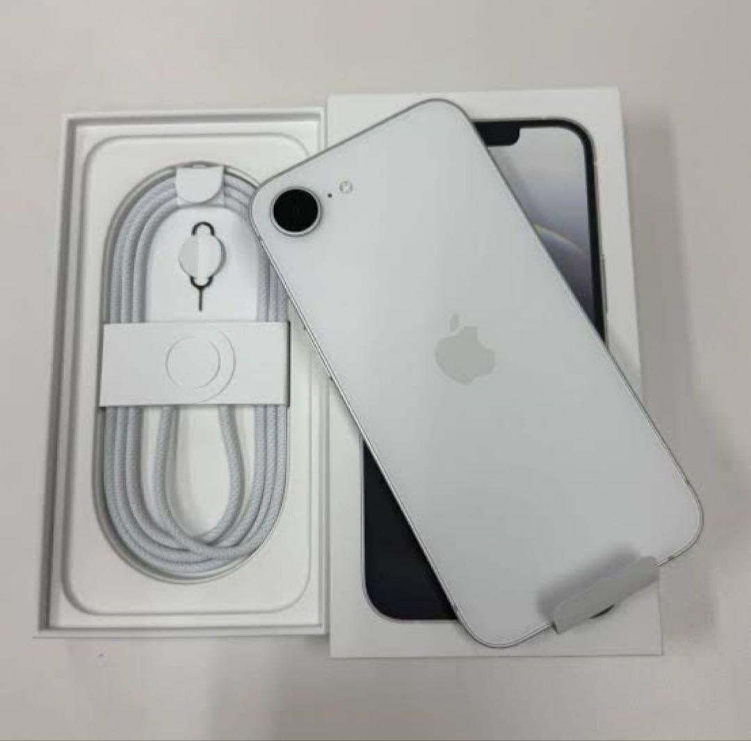 【新品未使用】iPhone 16e 128GB ホワイト SIMフリー iPhone 16 『新品未開封』iPhone 128GB SIMフリー [ホワイト] MYDR3J/A