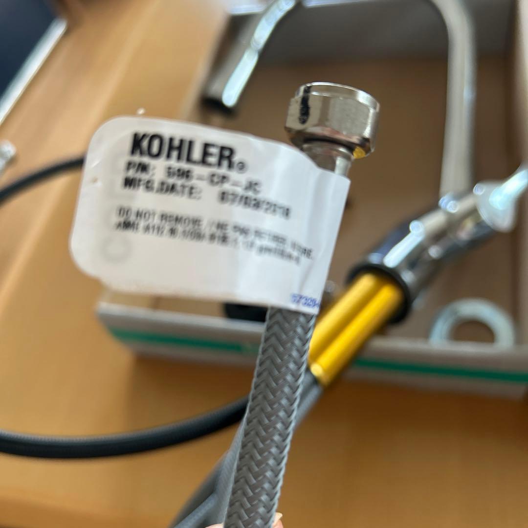 Kohler 浄水器用水栓 クローム仕上げ4個おまとめ