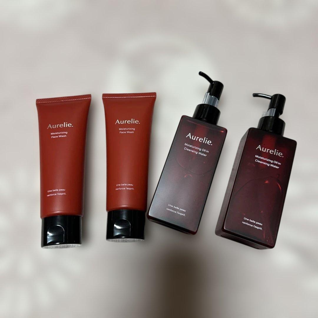 Aurelie モイスチャライジングオイルクレンジングとフェイスウォッシュ