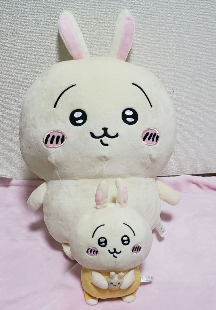 ちいかわ うさぎ big なんとかバニア ぬいぐるみ セット ちいかわ - 【新品未使用】ちいかわ うさぎ なんとかバニア ぬいぐるみ
