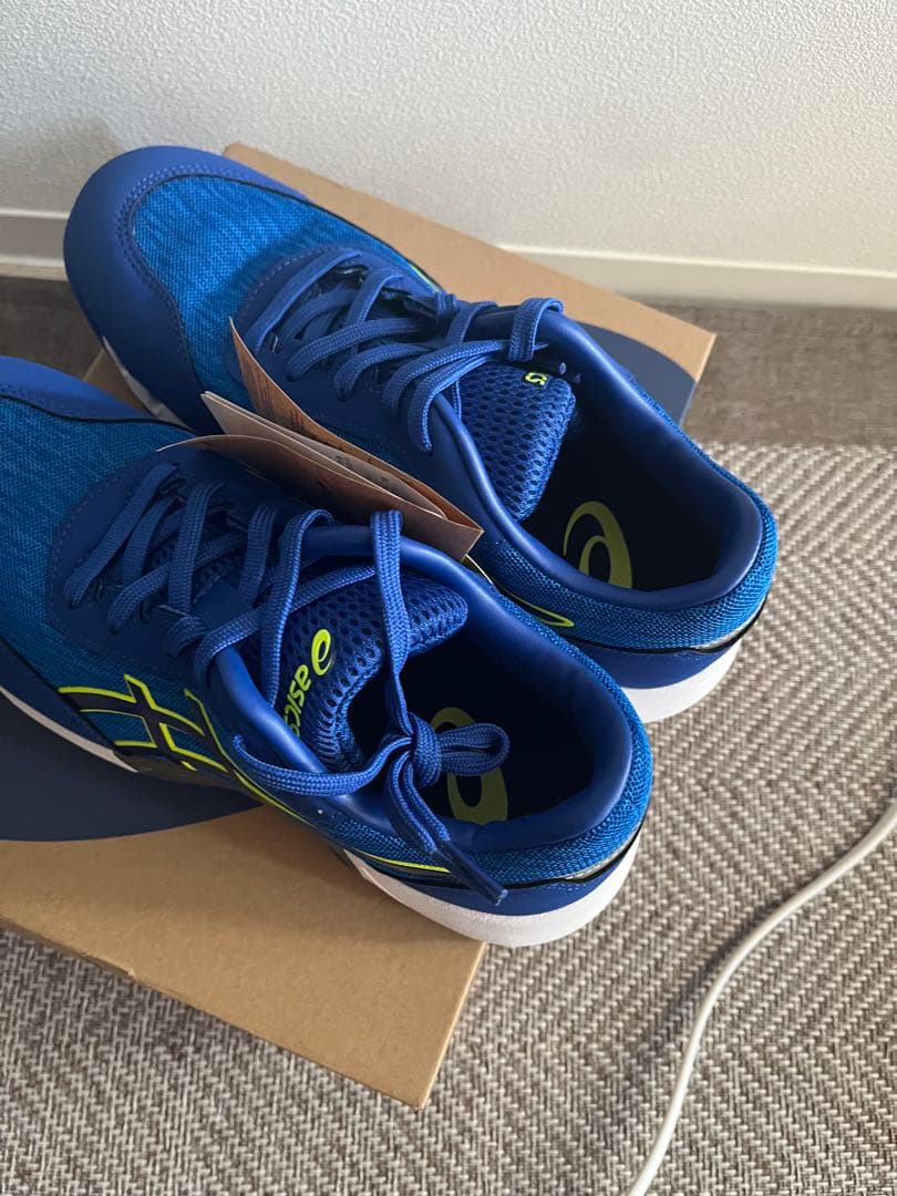 asics 安全靴 25.5cm 青 WINJOB CP212 AC