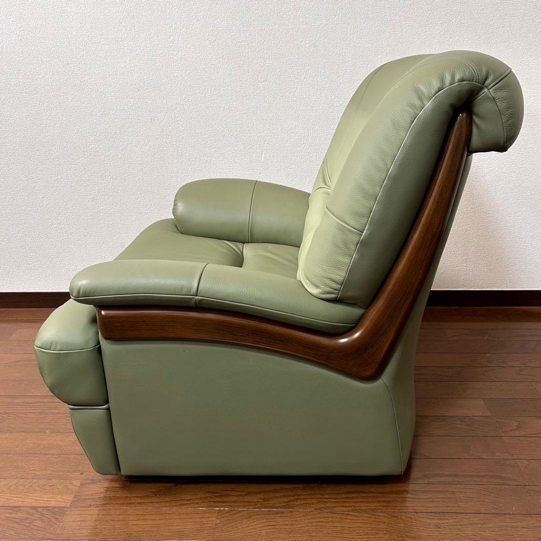 カリモク karimoku 回転式チェア チターノ レザー 1人掛け - メルカリ