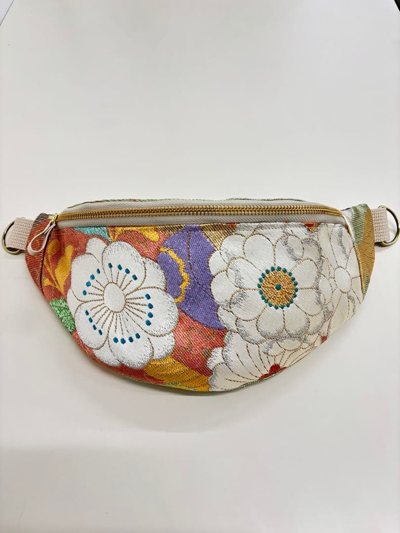 帯リメイク スリングバッグ｜ボディバッグ｜一点物ハンドメイド