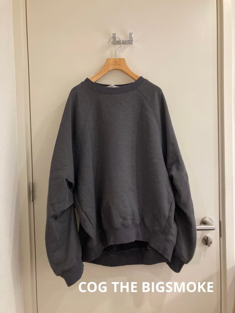 トップス COG THE BIGSMOKE LEILA WIDE CUFF SWEAT 18 LEILA WIDE CUFF SWEAT SHIRT / HEAVY TERRY - C12 – COGTHEBIGSMOKE