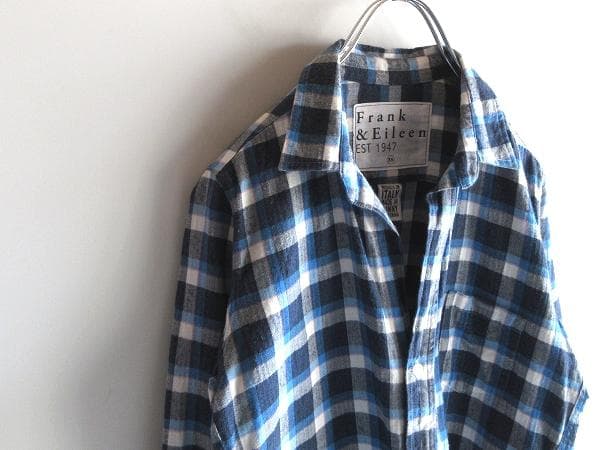 USA製 Frank&Eileen BARRY チェックシャツ XS - メルカリ