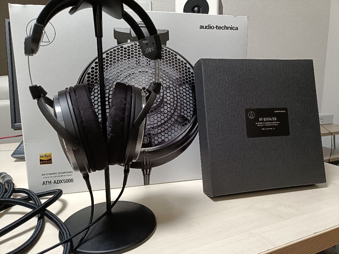 Audio-Technica ATH-ADX5000 ATB1XA/3.0セット Amazon.com: Audio-Technica ATH-ADX5000 Air Dynamic Open-Back