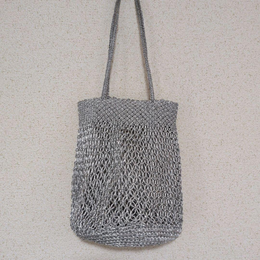 ザバグマティ The BAGMATI メッシュ カゴバッグ シルバー - メルカリ