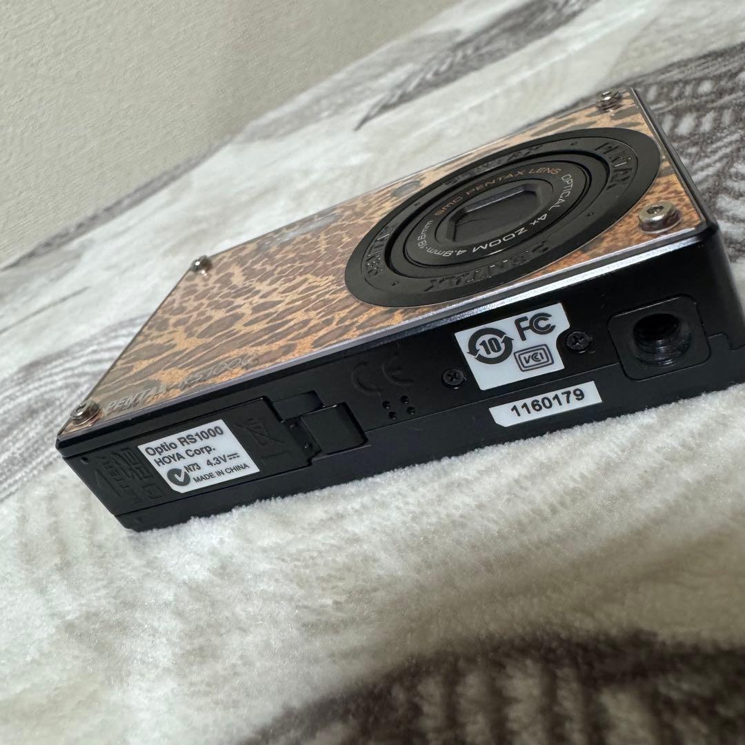 Pentax Optio Rs1000 動作確認OK きせかえシート付き - メルカリ