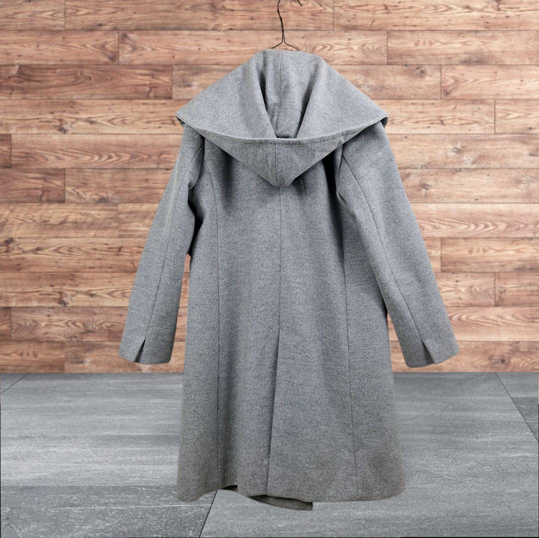 23区 サイズ38 ウールアンゴラ ビーバー フーデッド コート - メルカリ