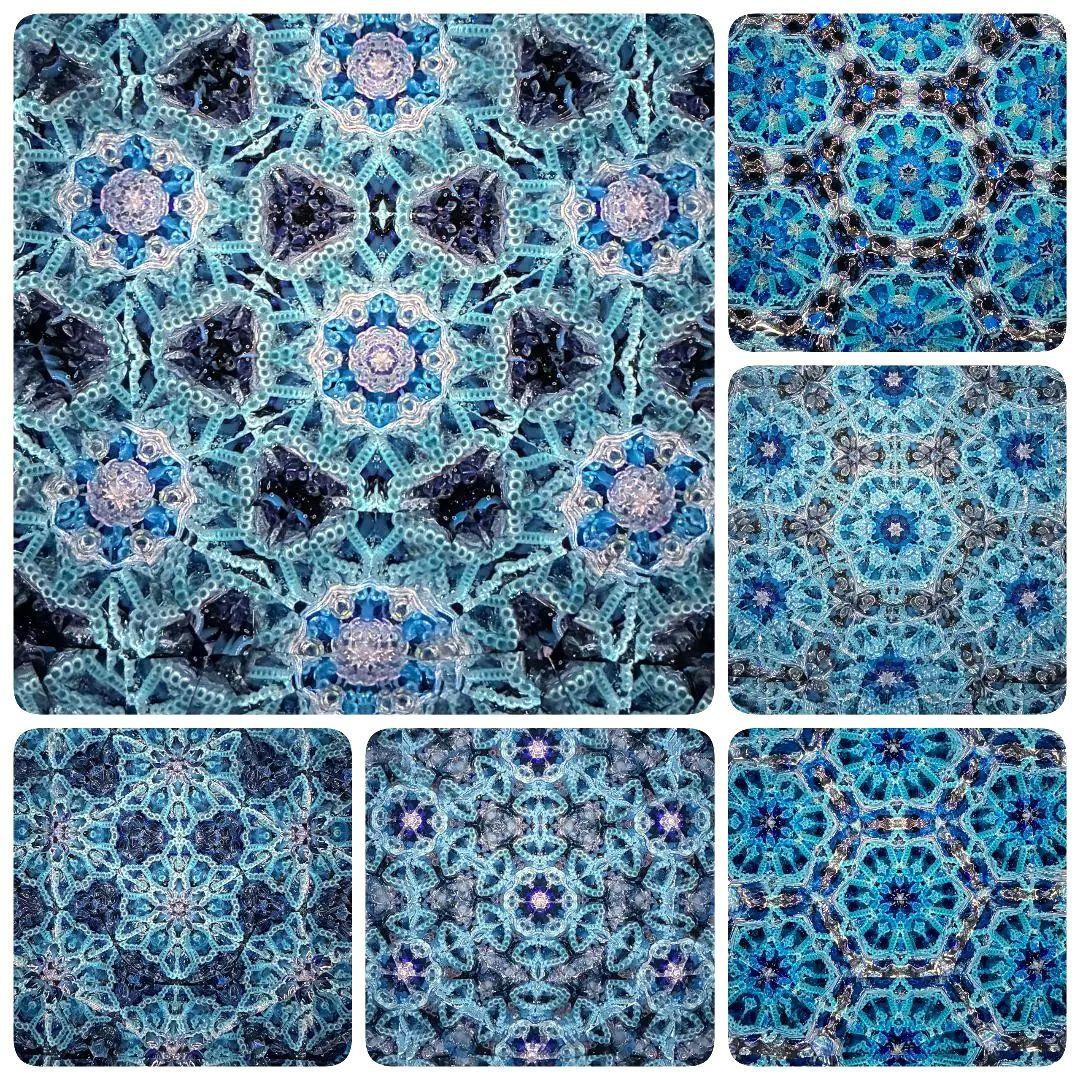 万華鏡《413》ゆっくり動くオイルタイプ（天板黒）セミオーダー