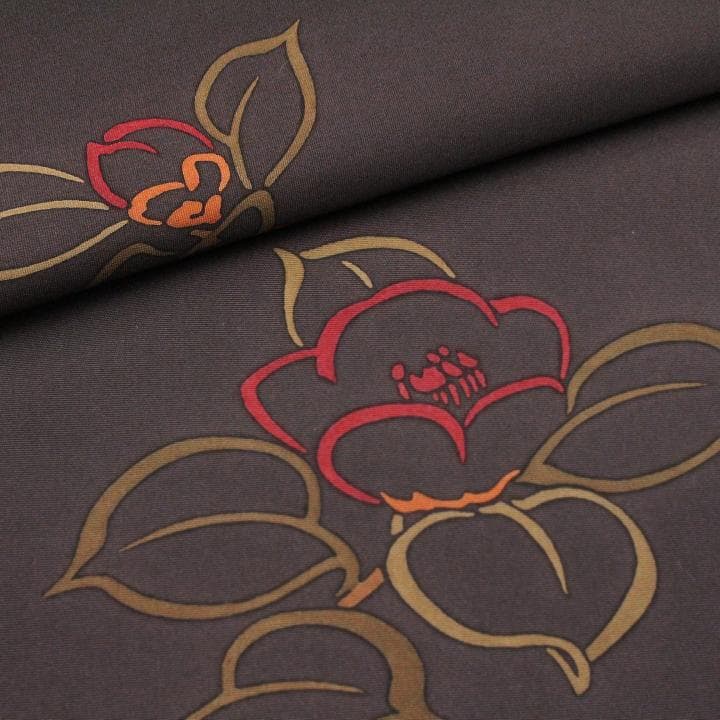 京ごふく【えり善】お誂え 最高級の塩瀬【手描き本友禅染】 新品の九寸