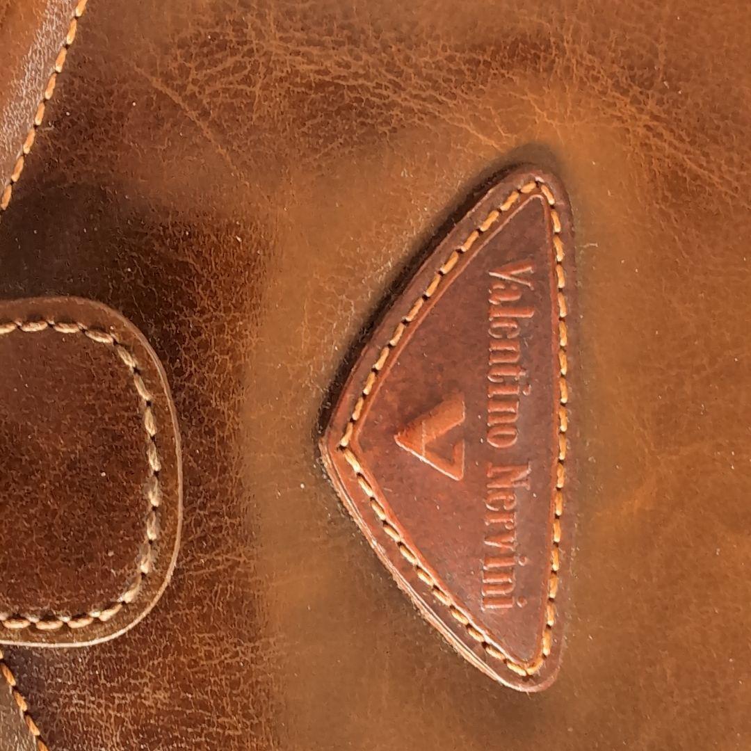 ブラウンレザー ビジネスバッグ - メルカリ