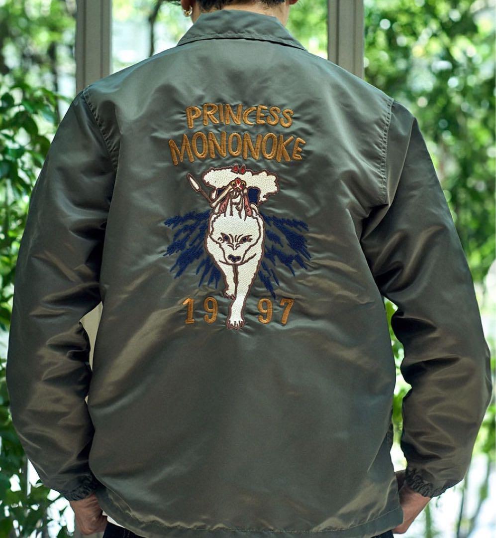 ジブリ もののけ姫 コーチジャケット 荒ぶる森の神 ジャケット - メルカリ