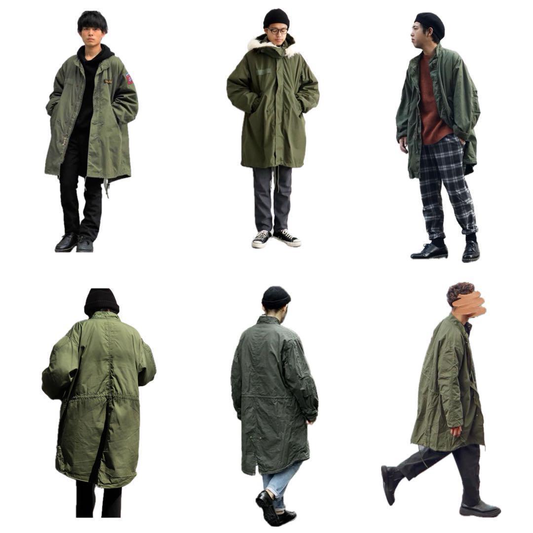 未使用】XS M65 米軍実物 フィッシュテールモッズコート フルセット