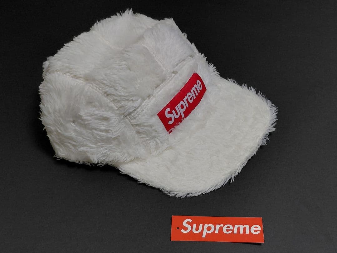 【新品・未着】Supreme Faux Fur Camp Cap \"White\"