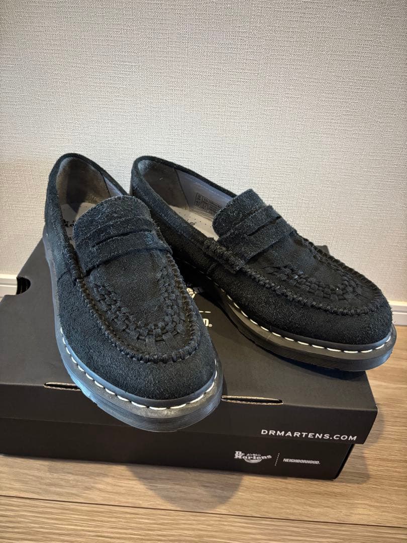靴 NEIGHBORHOOD Dr.Martens Penton Loafer 28 Penton Smooth Leather Loafers in Black | Dr. Martens