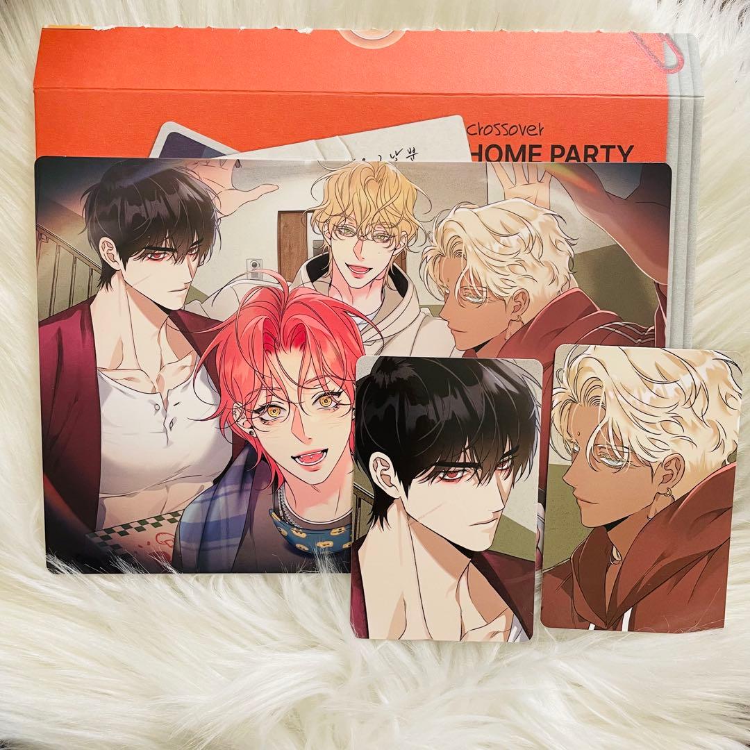 韓国 BL BOMTOON スナップパック クロスオーバー 白夜の花道 トレカ