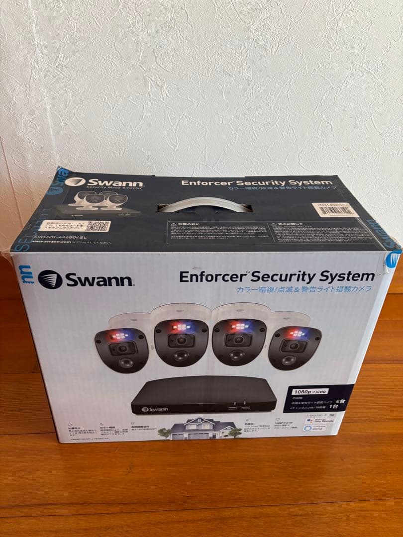 SWANN スワン 防犯カメラ 1080p 4台　SWDVK-446804SL Amazon.co.jp: 【日本正規代理店】Swann セキュリティカメラ 4CH DVR