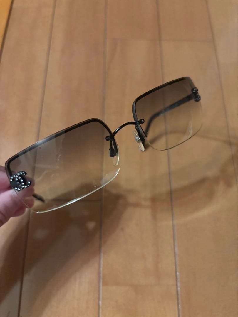 CHANEL サングラス 箱無し 美品 CHANEL サングラス: スクエア シェイプ サングラス, アセテート 9193