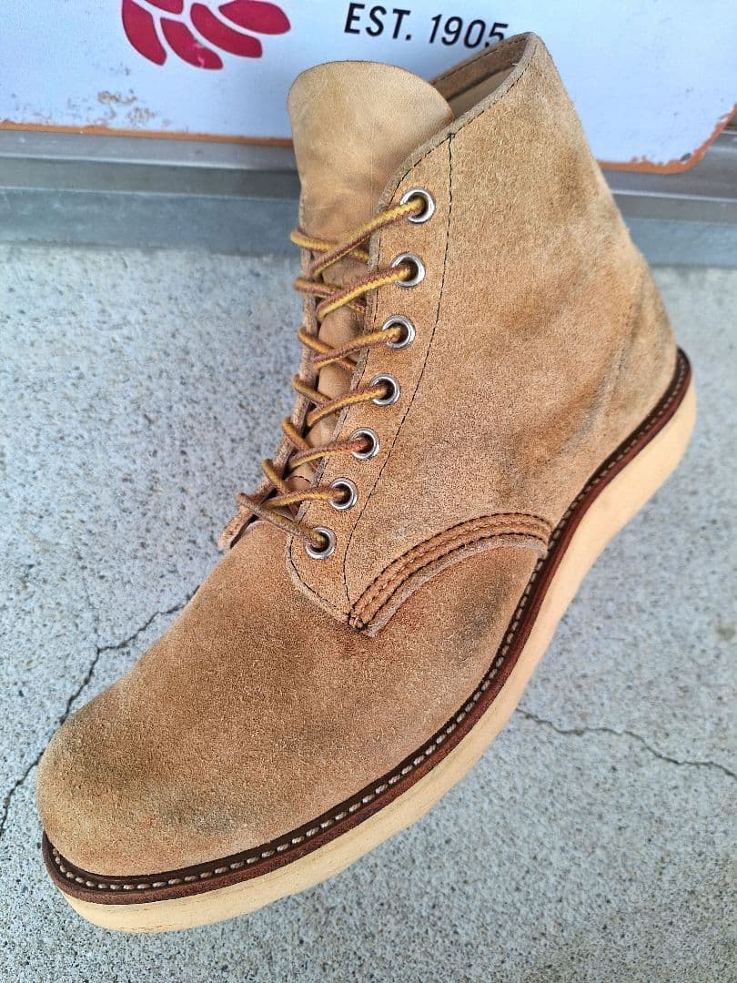 レッドウィング 8167 スエード プレーントゥ 8.5E redwing