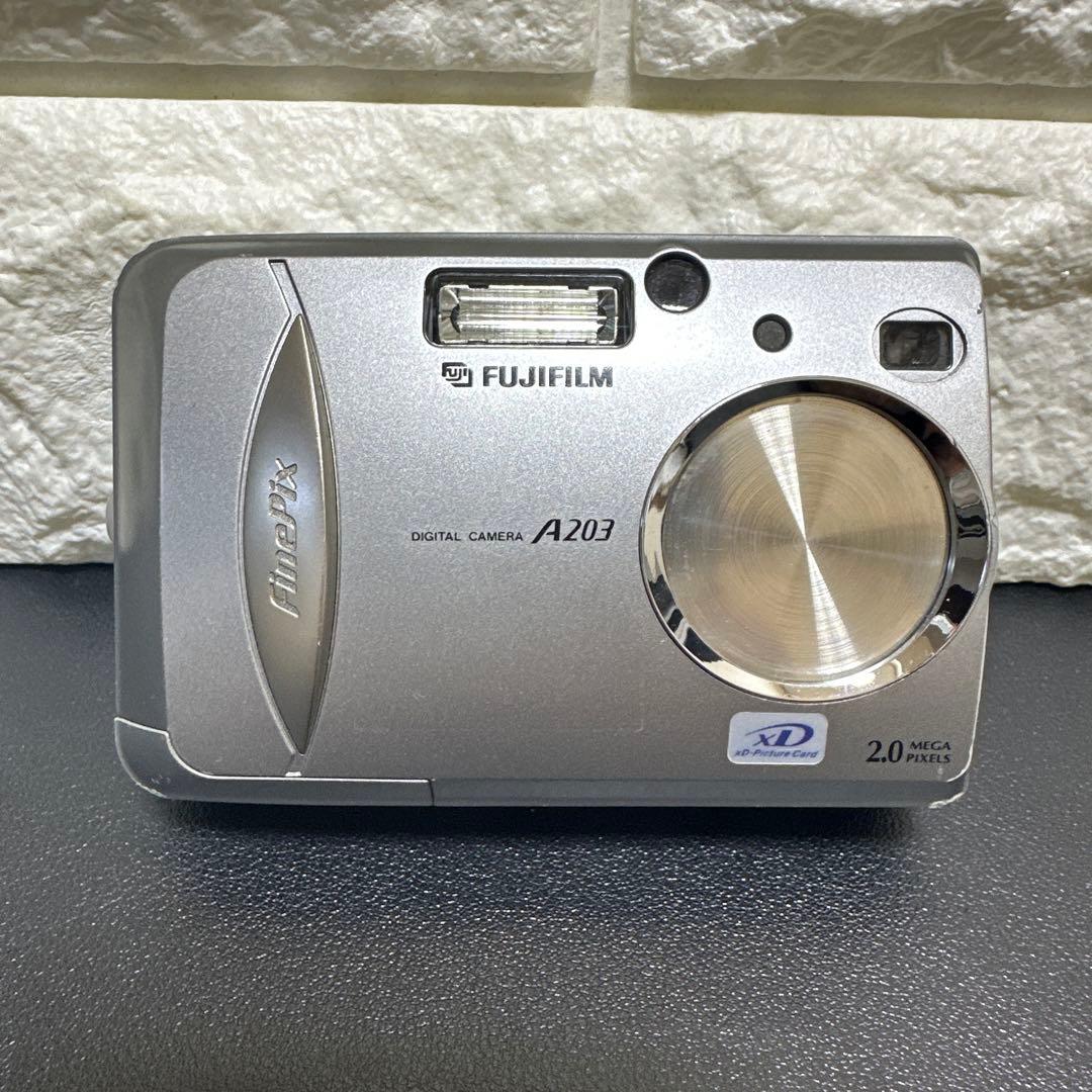 コンデジ 平成レトロ CCD FUJIFILM FinePix A203 動作品