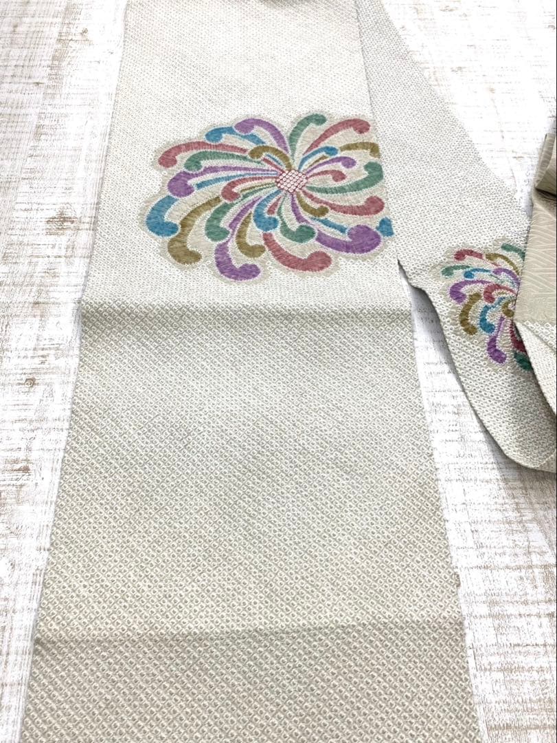 がめちゃん様 正絹 9寸名古屋帯 きぬたや 乱菊模様 - メルカリ