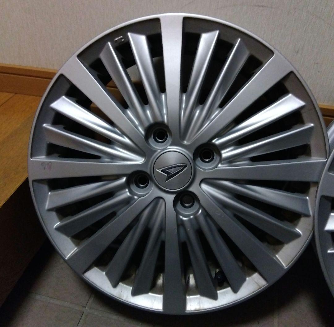 【A】ダイハツ純正　アルミホイール　15×4.5J　+45　100×４穴　４本