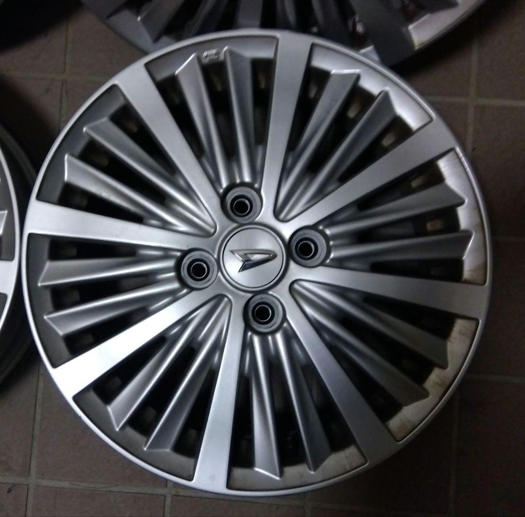 【A】ダイハツ純正　アルミホイール　15×4.5J　+45　100×４穴　４本