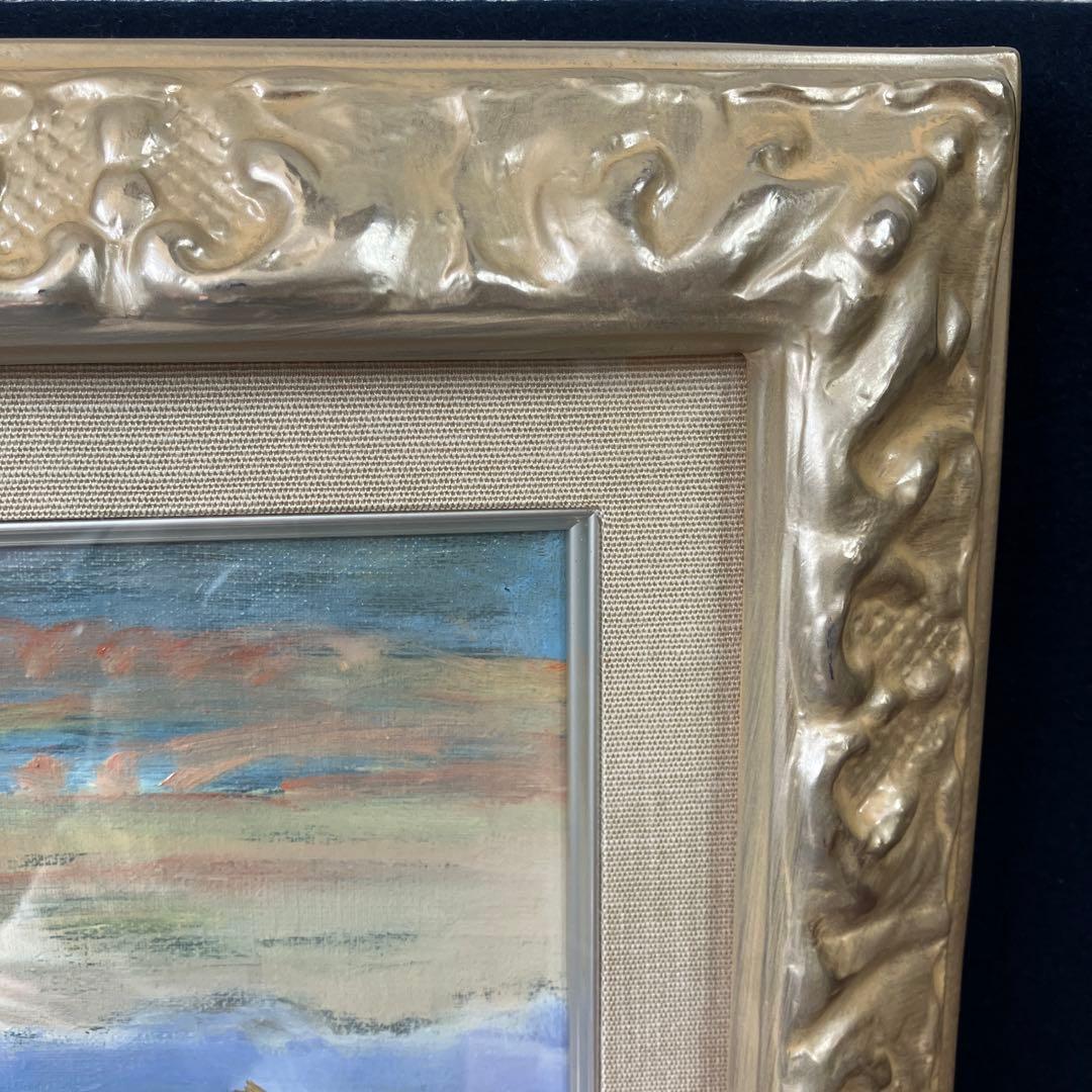 油彩 垣内カツアキ 「アルプスを望む秋の山村 F10」 - メルカリ