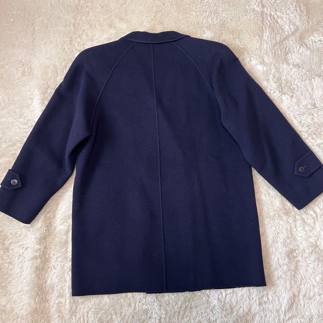バーバリー カシミヤ混 チェスターコート ネイビー ダブル 9号 - メルカリ